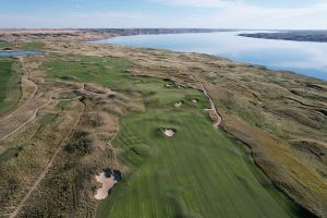 Sutton Bay 8th Aerial Approach